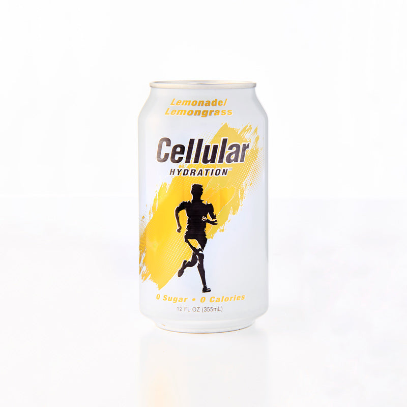 Cellular Hydration front of can Lemonade / Lemongrass flavor