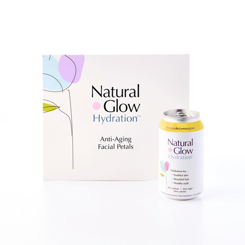 Natural Glow System | Lemonade / Lemongrass (12oz / 12 pack) + Silicone Facial Petals
