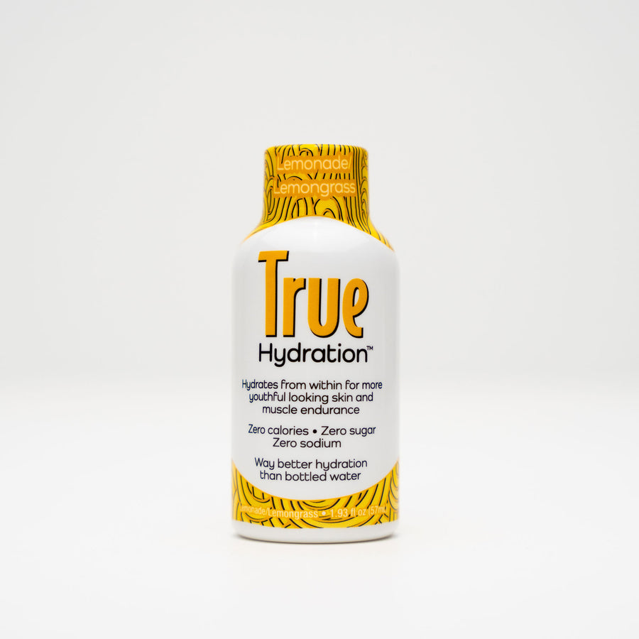 True Hydration Shot Bottle Front Sweetened Lemongrass Flavor